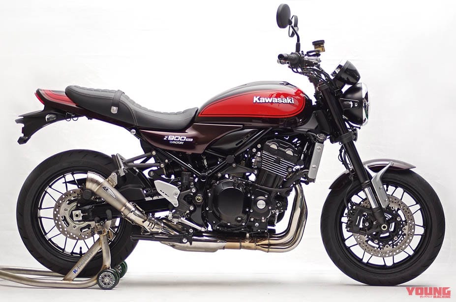 STPスリップオン/MotoGP ショートテーパー(車検対応)|厳選!カワサキ「Z900RS」マフラー情報局【後編】カスタムパーツの王道を総チェック!!
