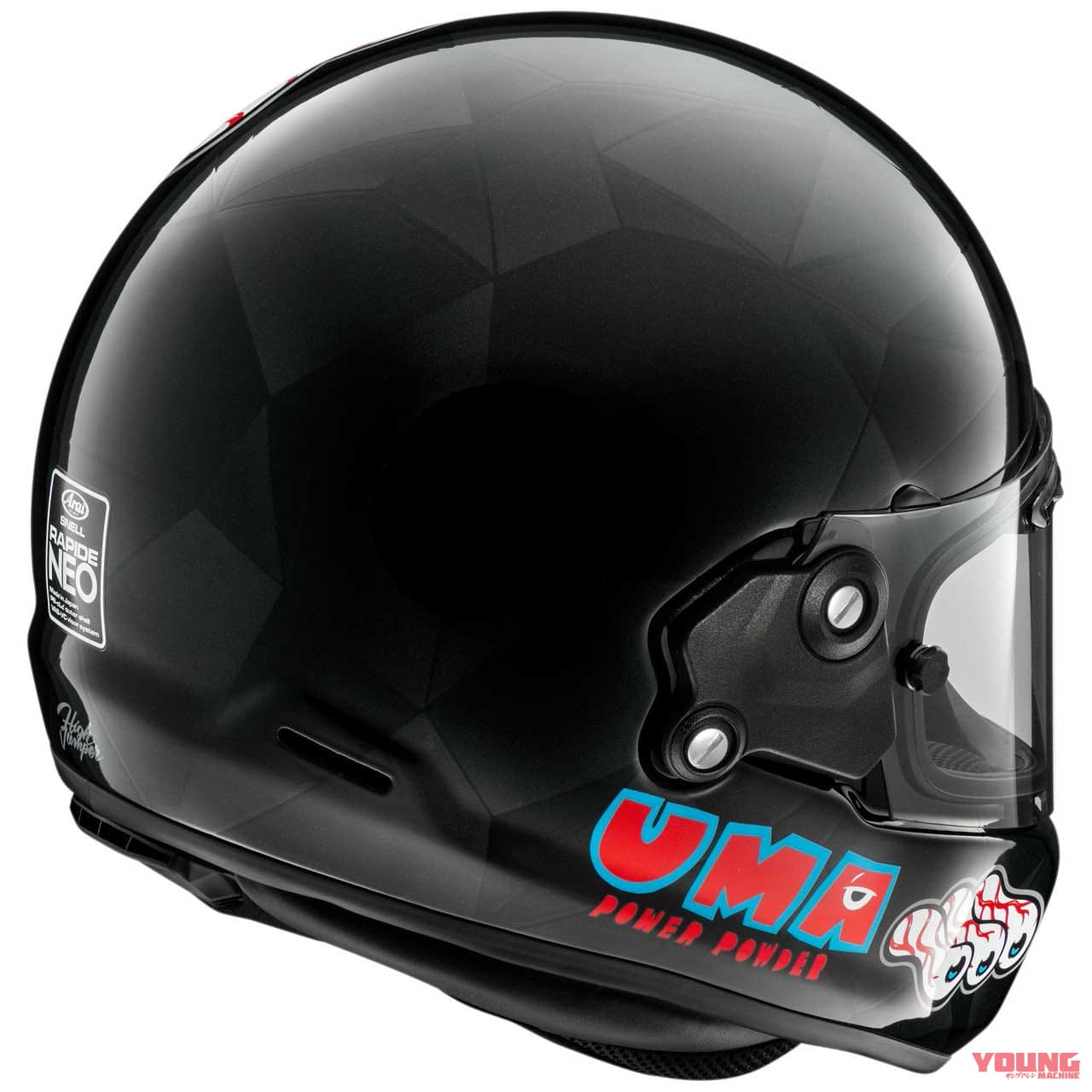Arai Helmet RAPIDE-NEO UMA|架空エナジードリンクの世界観?! アライ「ラパイド-ネオ UMA」2月下旬発売