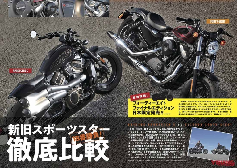 『ウィズハーレー』Vol.10|新旧スポーツスター徹底比較! 『ウィズハーレー』Vol.10発売【カスタム40連発! 誌上スポスタミーティング】