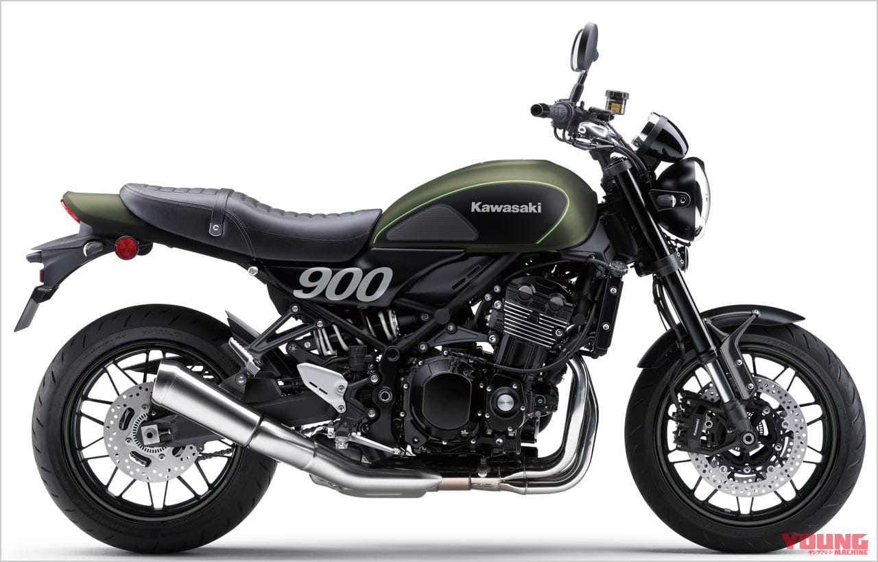 Z900RS メタリックマットコーベルトグリーン× フラットエボニー|カワサキ「Z900RS」STD/SE 歴代カラーオールアルバム【’18〜’22 完全網羅!!】