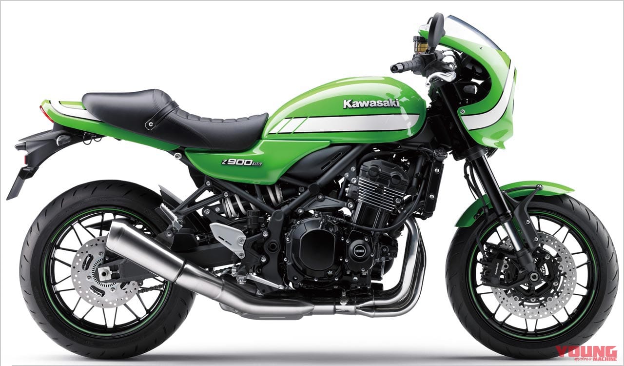 Z900RSカフェ ヴィンテージライムグリーン|カワサキ「Z900RS 」カフェ 歴代カラーオールアルバム【’18〜’22 完全網羅!!】