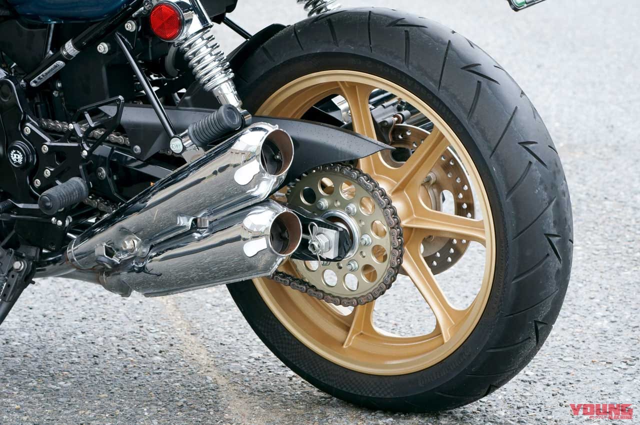 リヤホイール|ドレミコレクションに聞く:カワサキ「Z900RS」という存在【カタチで楽しむバイクの最適解!】