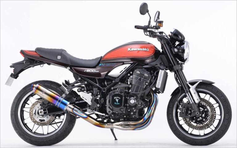 Sタイプ チタンドラッグブルー|厳選!カワサキ「Z900RS」マフラー情報局【前編】カスタムパーツの王道を総チェック!!