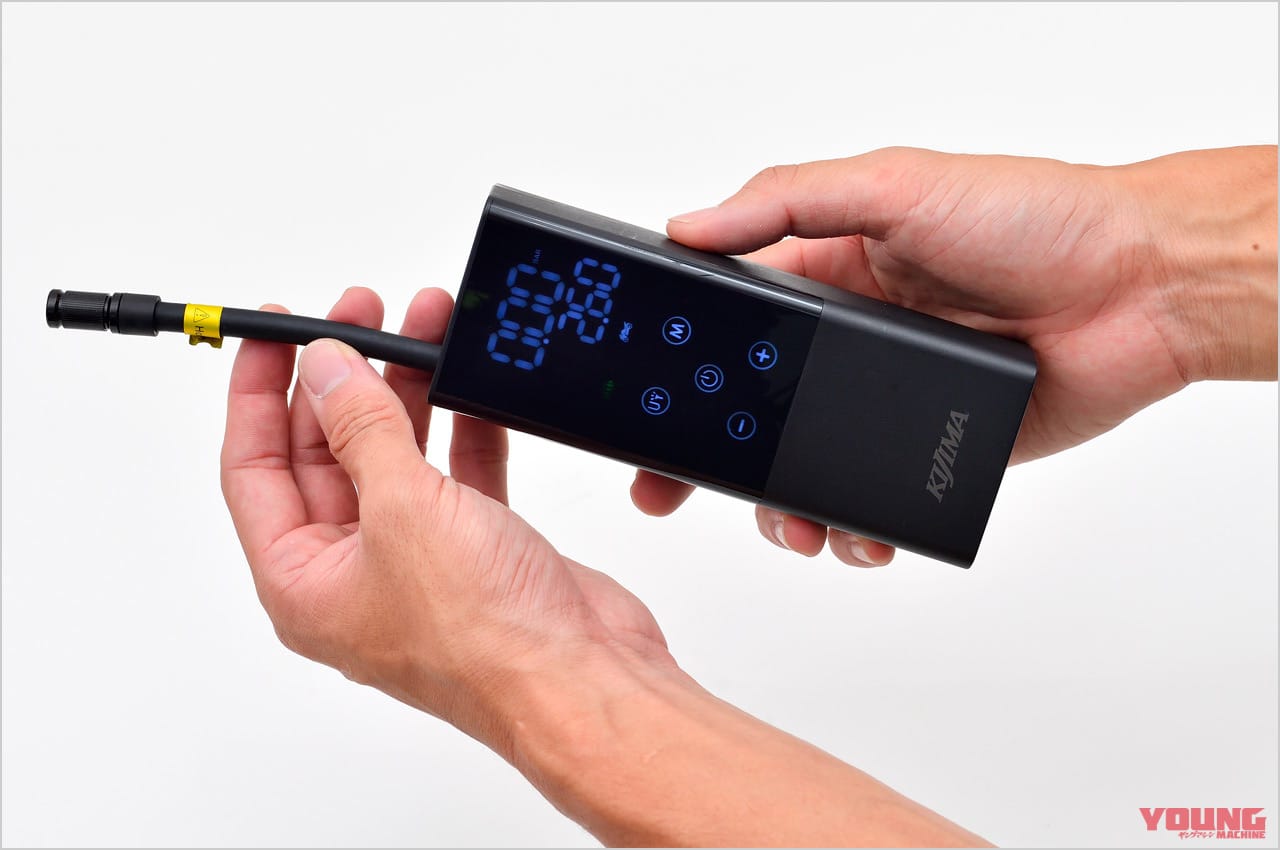 キジマ スマートエアポンプJP01|電動エアポンプ「スマートエアポンプJP01」試用インプレッション【直感的に操作可。測定値は正確だ】