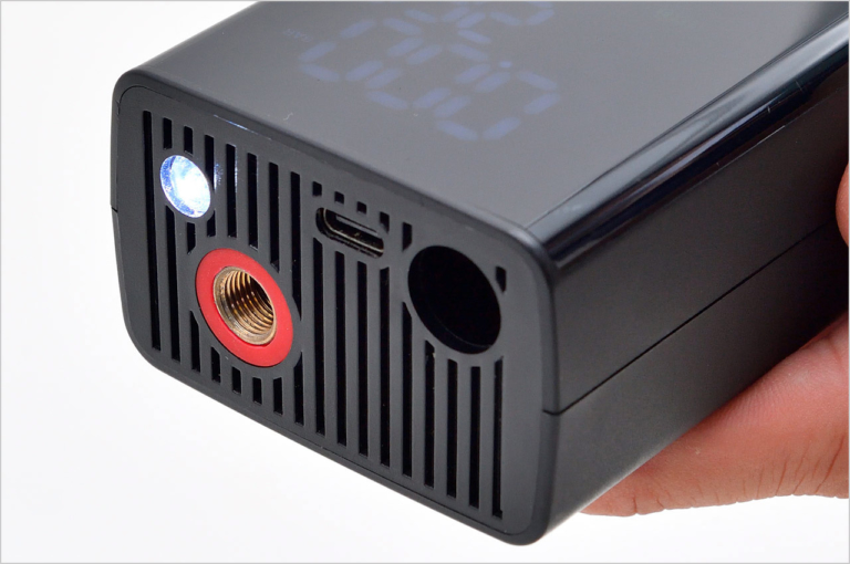 キジマ スマートエアポンプJP01|電動エアポンプ「スマートエアポンプJP01」試用インプレッション【直感的に操作可。測定値は正確だ】