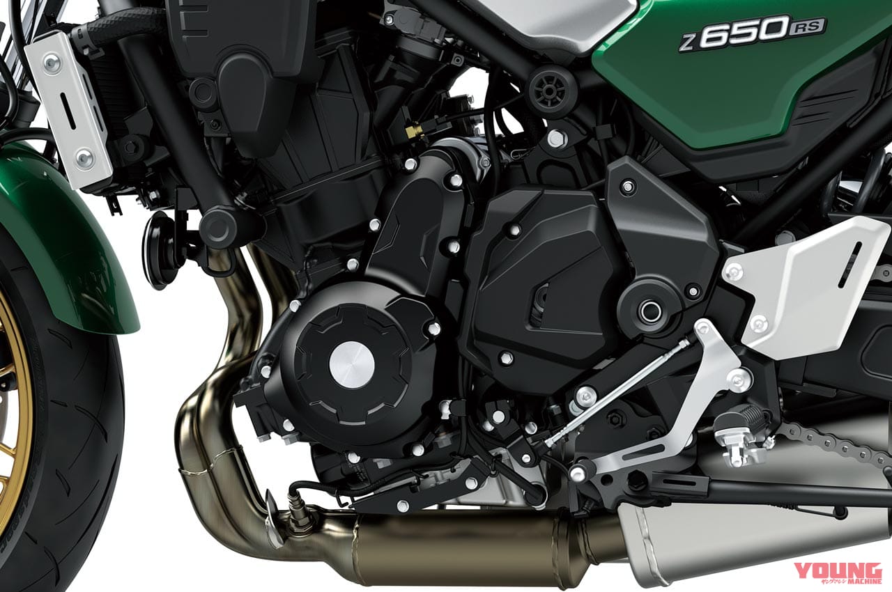 |軽量車体に68psの快活パワー! 新型カワサキZ650RSディテール解説〈エンジン&シャーシ編〉