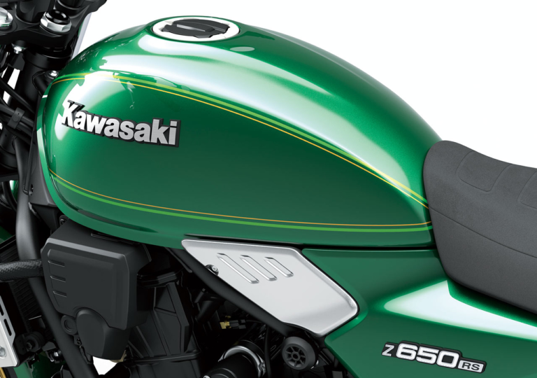 カワサキZ650RS|タンク|各機能パーツも’70年代Zスタイル再現! 新型カワサキZ650RSディテール解説〈主要装備&アクセサリー編〉