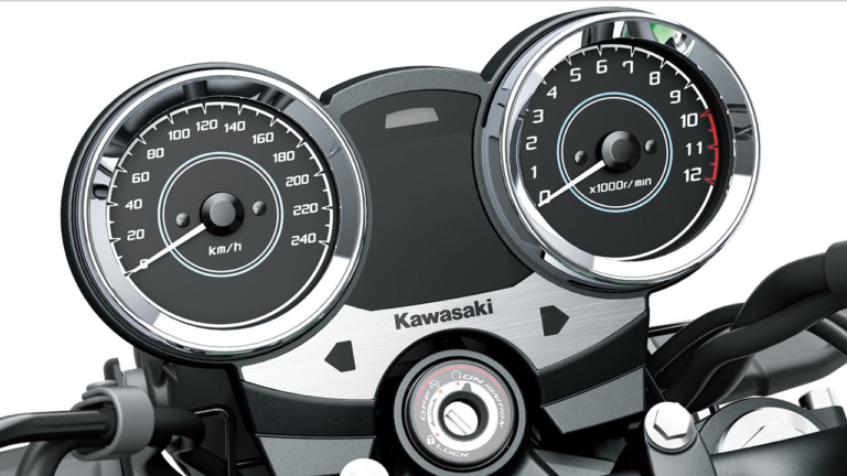 カワサキZ650RS|インジケーターカバー|各機能パーツも’70年代Zスタイル再現! 新型カワサキZ650RSディテール解説〈主要装備&アクセサリー編〉
