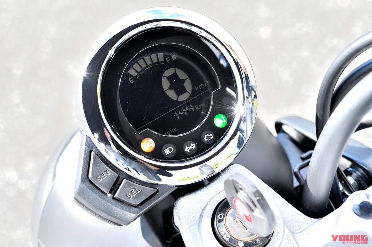 ホンダ モンキー125|メーターパネル|ホンダ新型モンキー125&スーパーカブC125インプレッション【車両比較編:新規制対応モデルチェンジ】