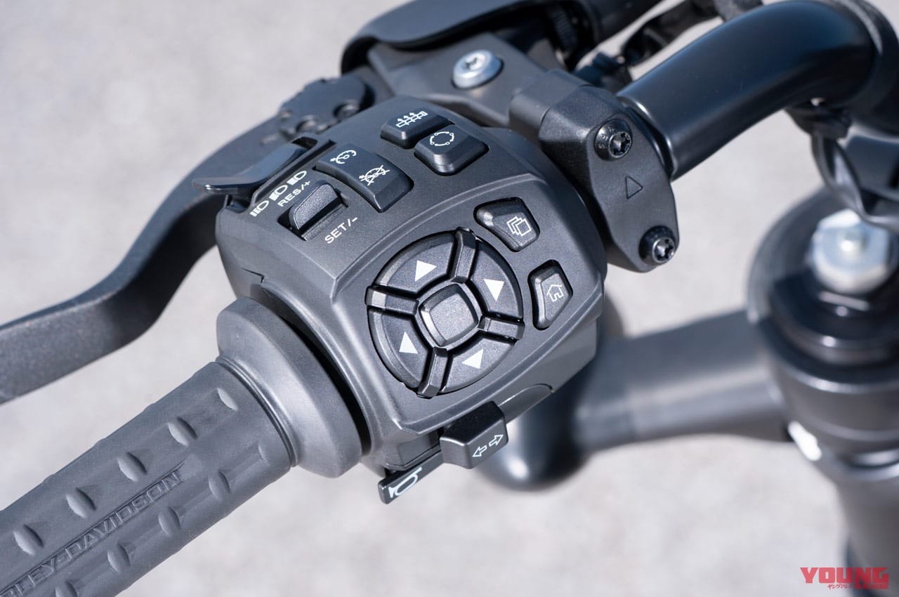 ハーレーダビッドソン スポーツスターS|スイッチボックス|次世代型ハーレーの実力やいかに!? 新型水冷「スポーツスターS」試乗インプレッション〈車体チェック編〉