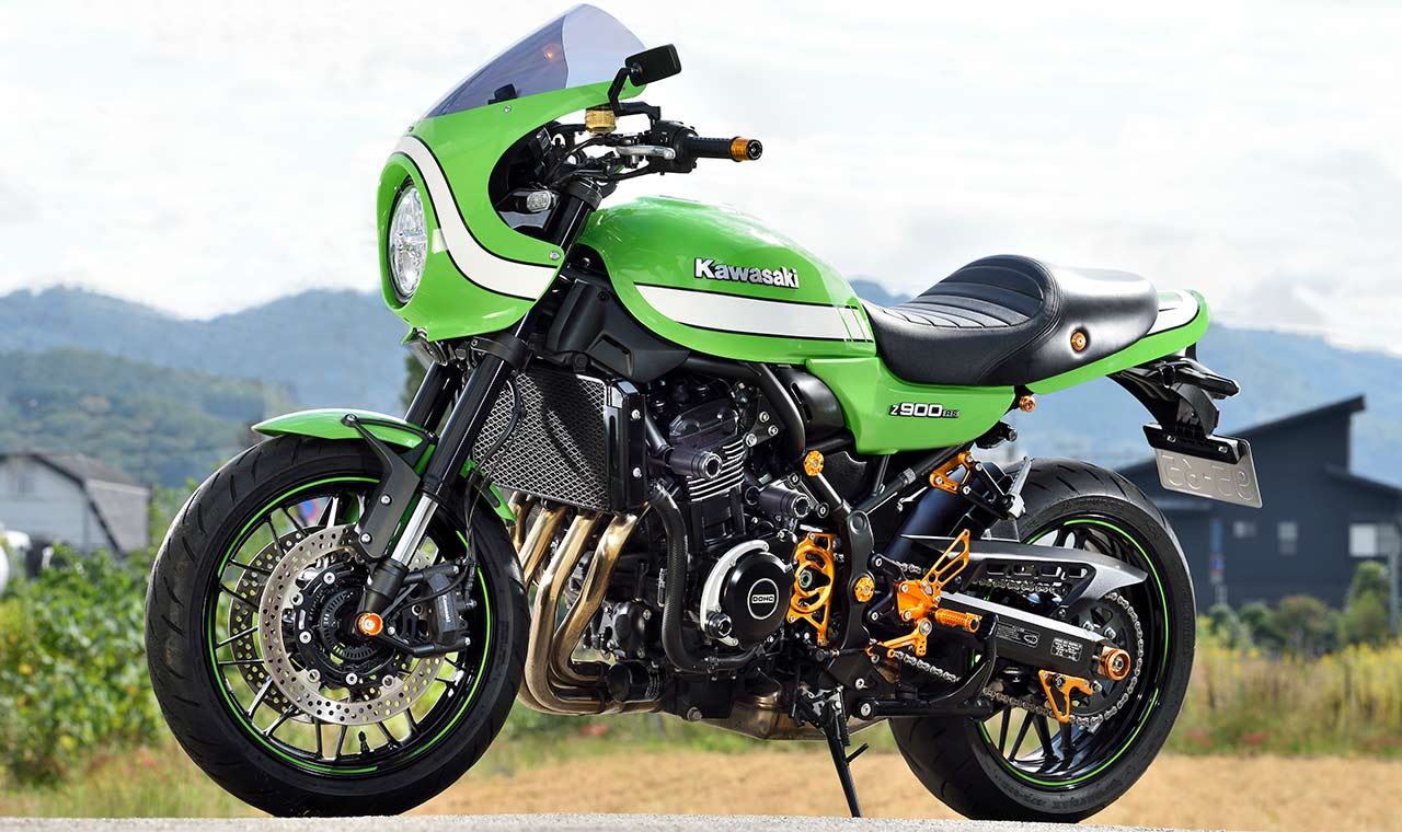 スポーツライクなカワサキZ900RSカフェにもマッチするスペシャルパーツ〈ベビーフェイス〉│WEBヤングマシン｜新車バイクニュース