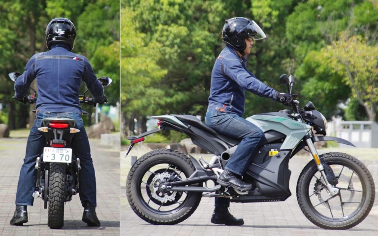電動バイク|ゼロモーターサイクルズDS|ライディングポジション|パワフルな電動デュアルパーパスバイク「ゼロモーターサイクルズDS」試乗インプレッション