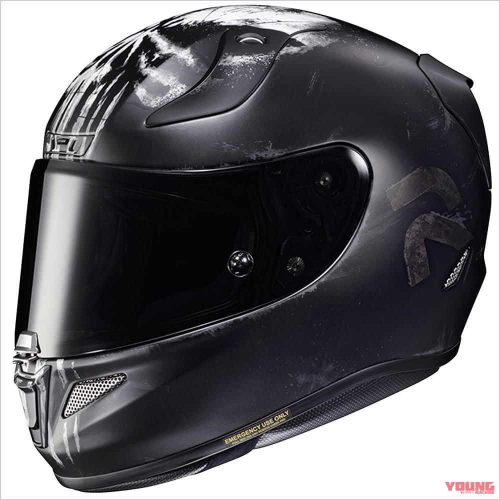 HJC マーベルRPHA11 パニッシャー|ヘルメット|ヤンマシ的ホットアイテムピックアップ×12選〈Kabuto カムイ3 トゥルース/リュウキフィール etc.〉