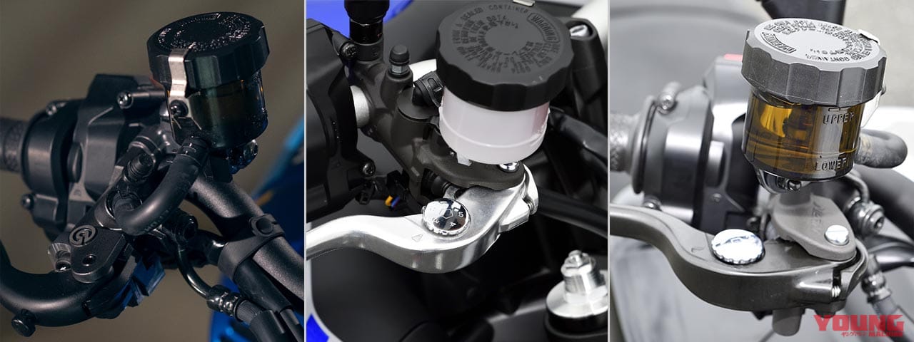 ヤマハXSR900|フロントブレーキマスターシリンダー|専用装備で戦闘力増! 新型ヤマハXSR900ディテール詳報〈エンジン&車体編〉