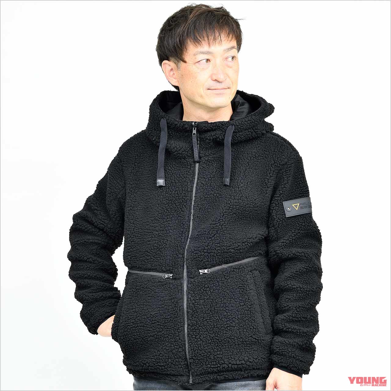 ワークマン|フィールドコア ユーロボア防風リバーシブルフーディー HJ012A|ワークマン’21-’22秋冬新作コレクション〈アウター編#5〉フィールドコア 裏アルミフィールドブルゾン etc.