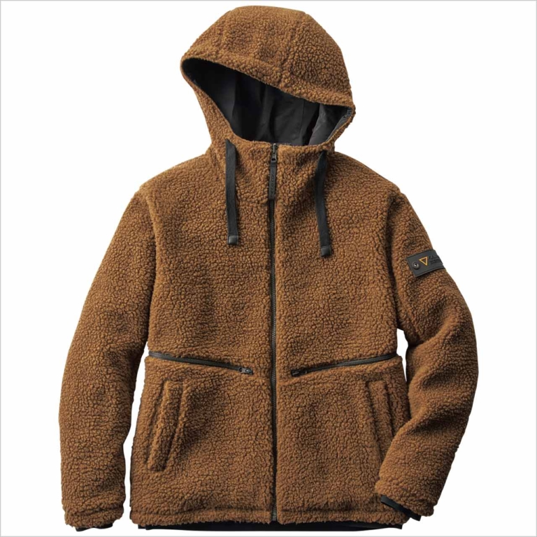 ワークマン|フィールドコア ユーロボア防風リバーシブルフーディー HJ012A|カラーバリエーション|ワークマン’21-’22秋冬新作コレクション〈アウター編#5〉フィールドコア 裏アルミフィールドブルゾン etc.