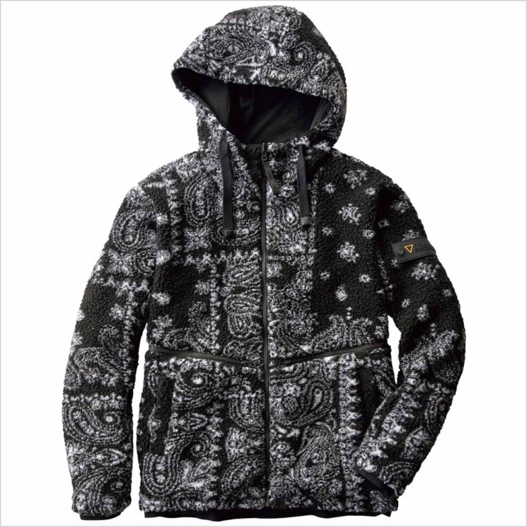 ワークマン|フィールドコア ユーロボア防風リバーシブルフーディー HJ012A|カラーバリエーション|ワークマン’21-’22秋冬新作コレクション〈アウター編#5〉フィールドコア 裏アルミフィールドブルゾン etc.