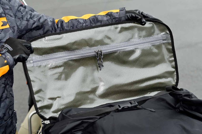 カブハウス ストリームトレイルバッグ55L CT125用|クリアポケット|ストリームトレイル×カブハウスのコラボ防水バッグ試用インプレ【オリジナルカラー&大容量55L】