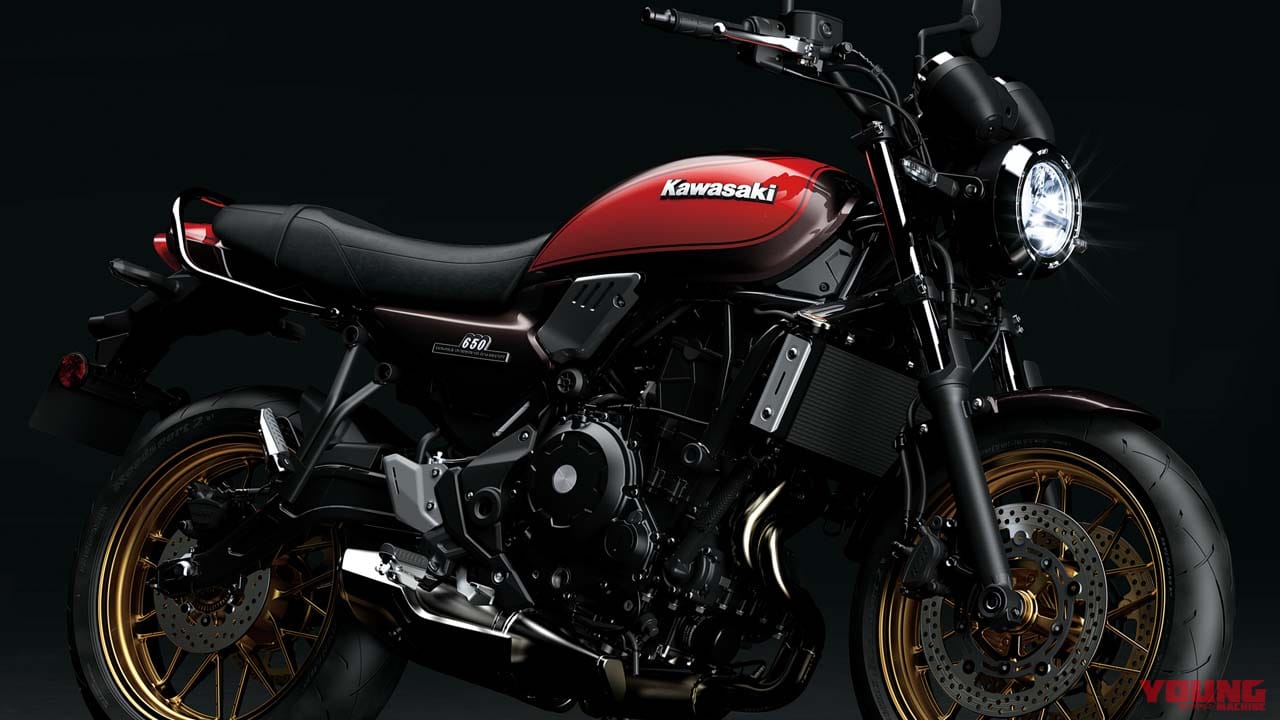 カワサキ『火の玉カラー』のZ650RS 50th Anniversary登場! 110万円でSTDと同時発売