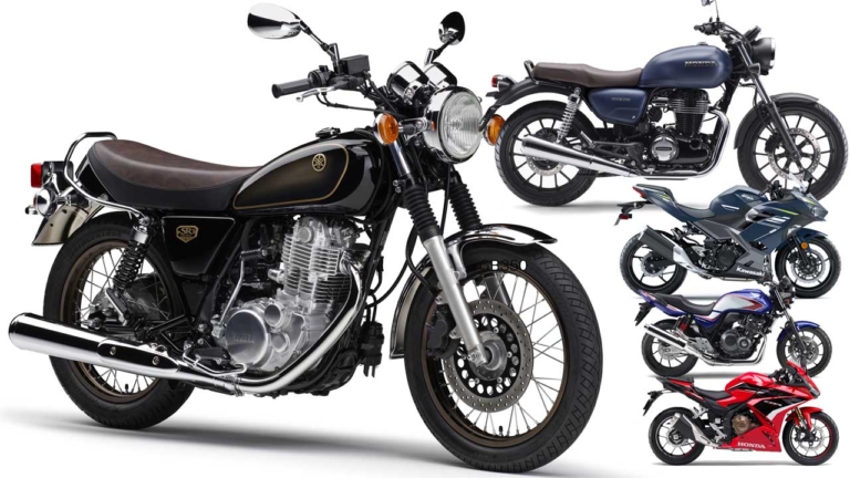 Z900RSを破ったSR400が堂々首位! 2位はGB350の約4000台…2021年の販売台数ランキング・400ccクラス
