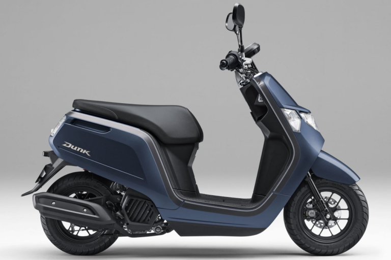 ホンダ原付一種スクーター「ダンク」に新色登場! マットジーンズブルーメタリックほか全3色