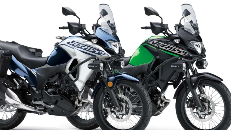 鮮烈な青白も! カワサキ「ヴェルシスX250ツアラー」ニューカラーが登場