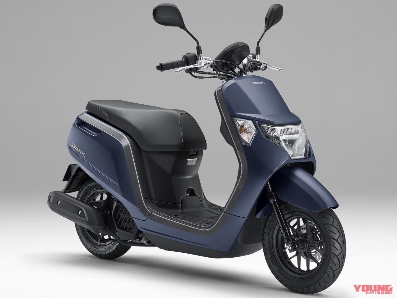 2024 HONDA DUNK|マットジーンズブルーメタリック|ホンダ ダンク〈いま国内で買える新型バイクカタログ|原付一種(50cc以下)〉