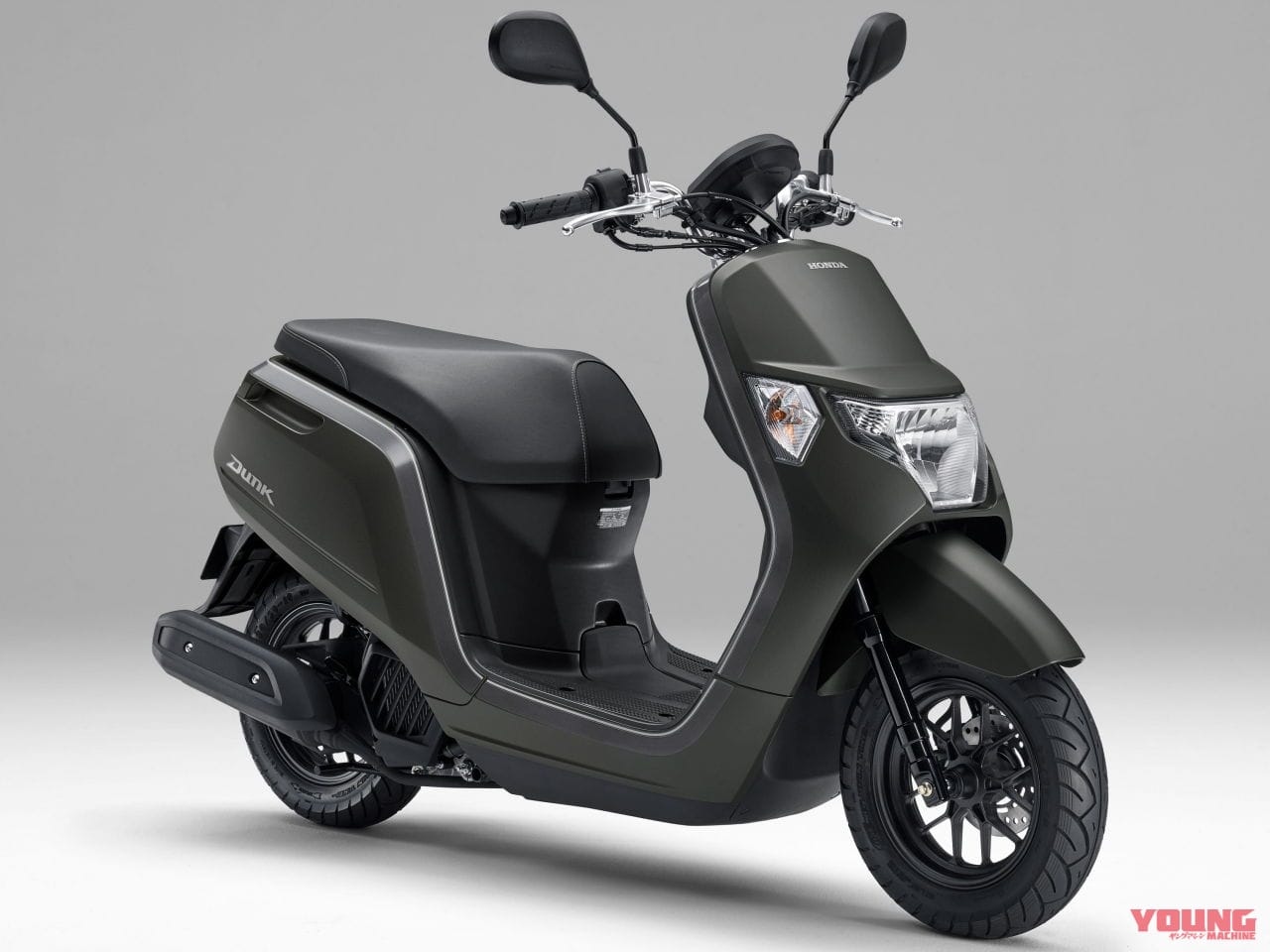 2024 HONDA DUNK|マットバリスティックブラックメタリック|ホンダ ダンク〈いま国内で買える新型バイクカタログ|原付一種(50cc以下)〉