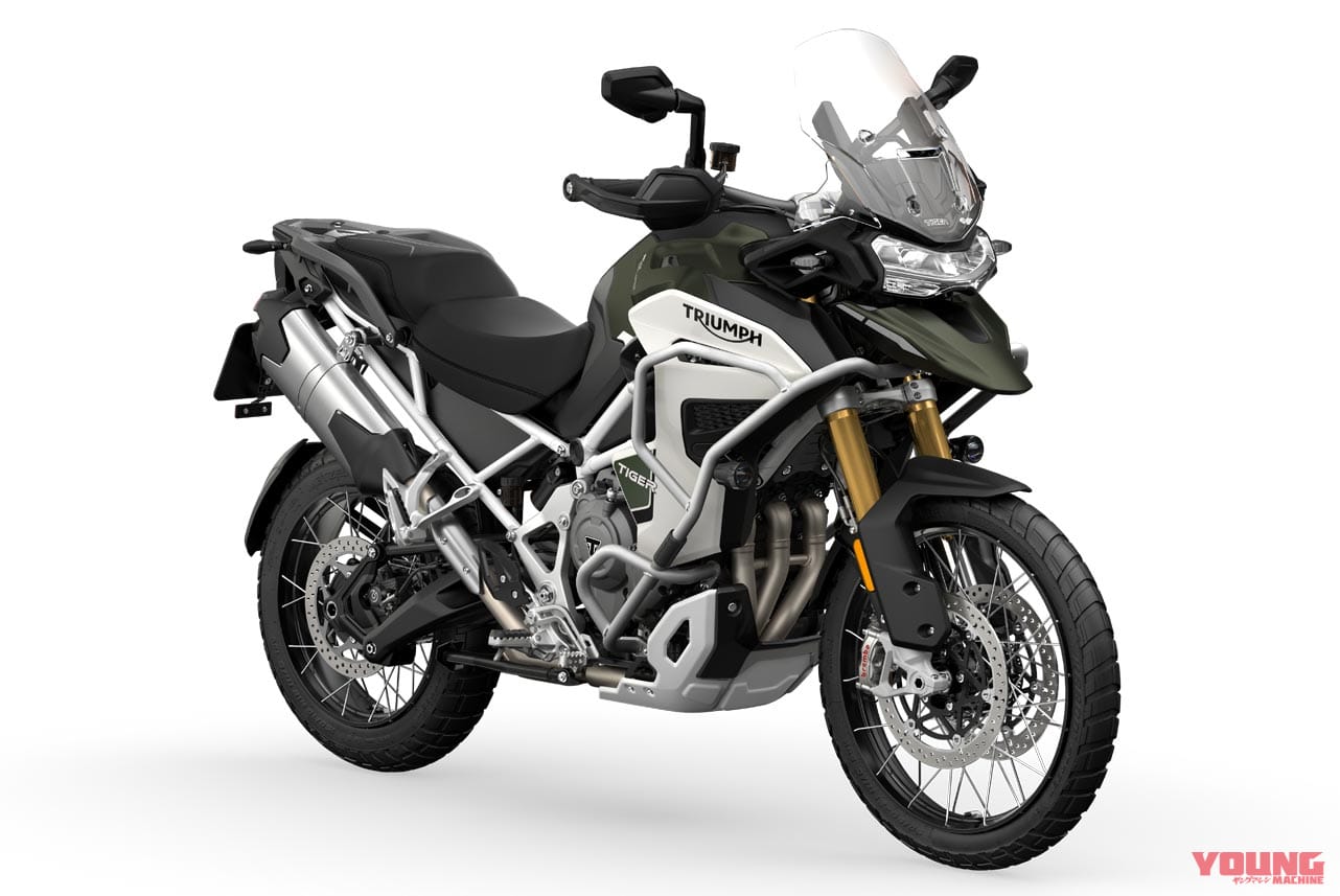 |ビッグ3気筒アドベンチャー、トライアンフ「タイガー1200」がフルモデルチェンジして4月発売