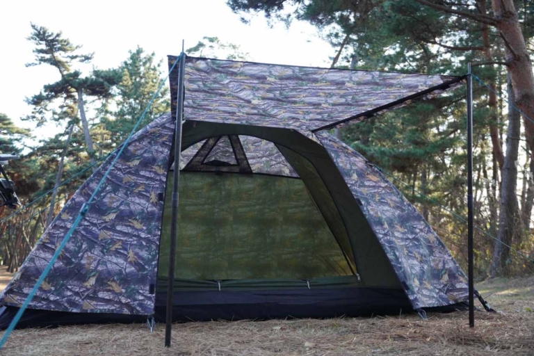 ワークマン|キャンプ|【-1.5℃、寝れんのか!】ワークマンのテント(4900円)でソロキャンプしてみた【発売直前】