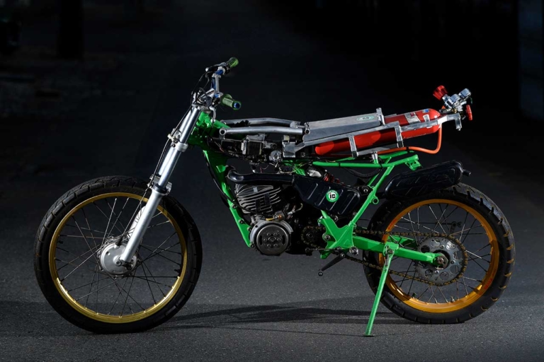 TY250|井上ボーリングの仕事〈#4〉 車両メーカーに先駆けて、水素バイクを実用化‼