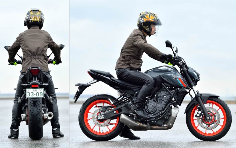 ヤマハMT-07ABS|ライディングポジション|ヤマハMT-07試乗インプレッション【ユーロ5適合の新型、秀逸なバランスは健在】