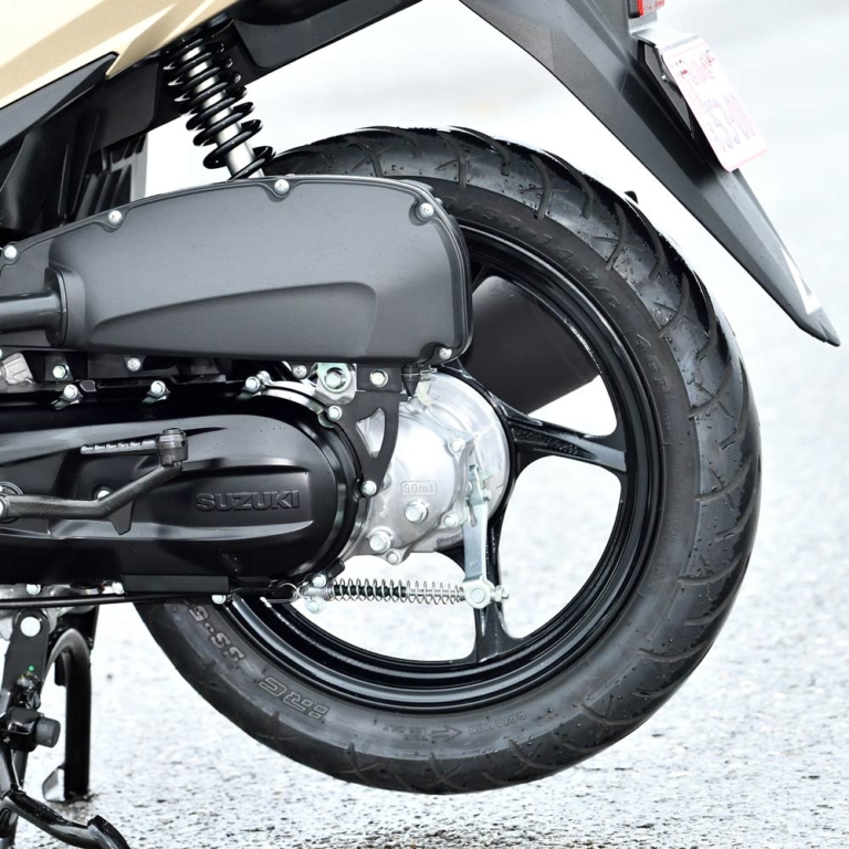 スズキ アドレス110スペシャルエディション|リヤまわり|スズキ アドレス110スペシャルエディション試乗インプレッション【バランス良好。雨でも恐くない】
