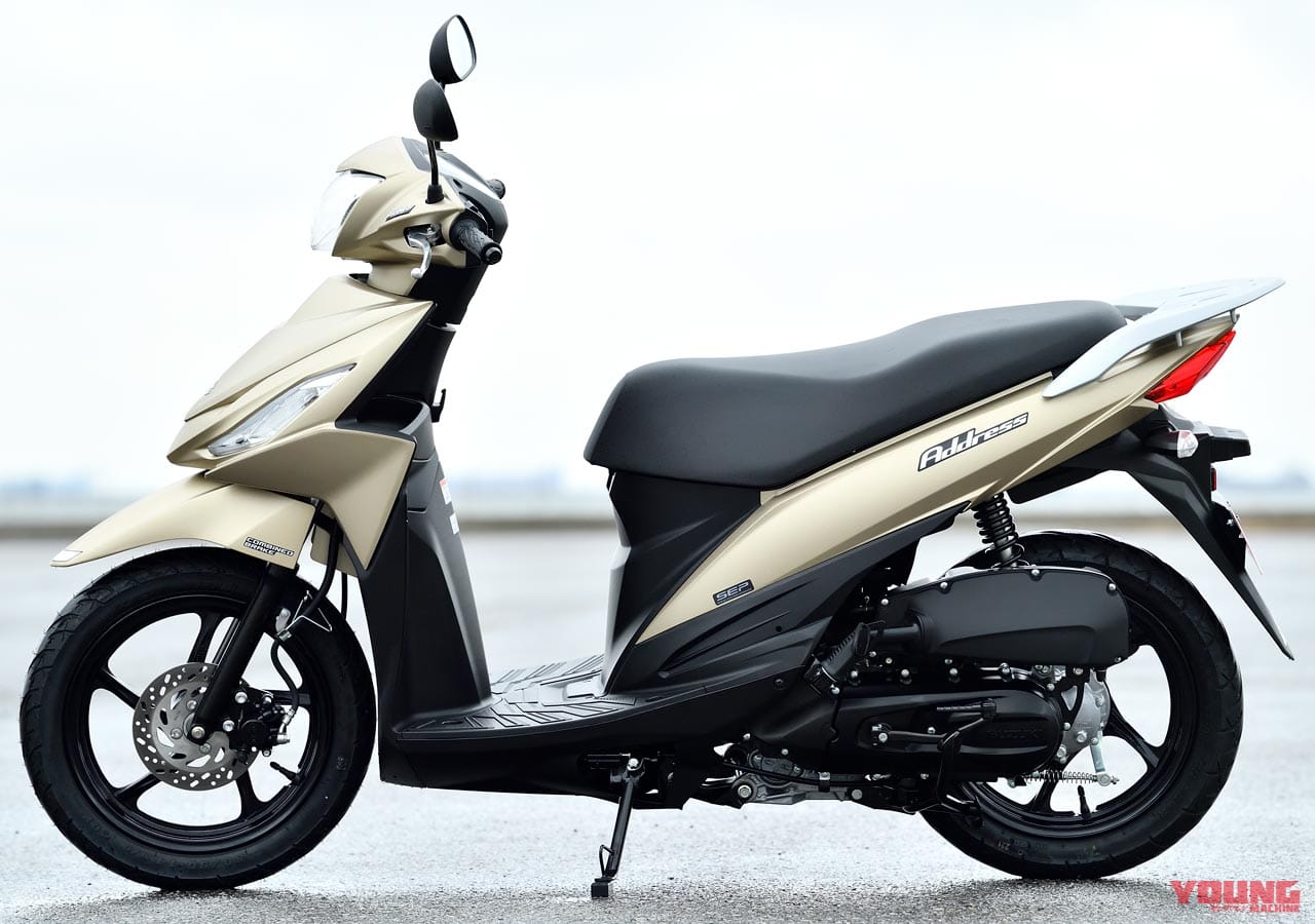 写真] ym2101-070-suzuki-address110-15 │ スズキ アドレス110 スペシャルエディション試乗インプレッション【バランス良好。雨でも恐くない】│WEBヤングマシン｜新車バイクニュース