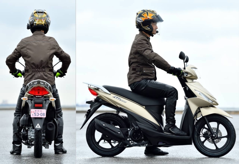 スズキ アドレス110スペシャルエディション|ライディングポジション|スズキ アドレス110スペシャルエディション試乗インプレッション【バランス良好。雨でも恐くない】