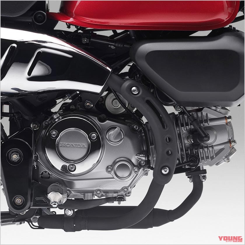 ホンダ モンキー125|エンジン|ホンダ新型モンキー125&スーパーカブC125インプレッション【車両比較編:新規制対応モデルチェンジ】