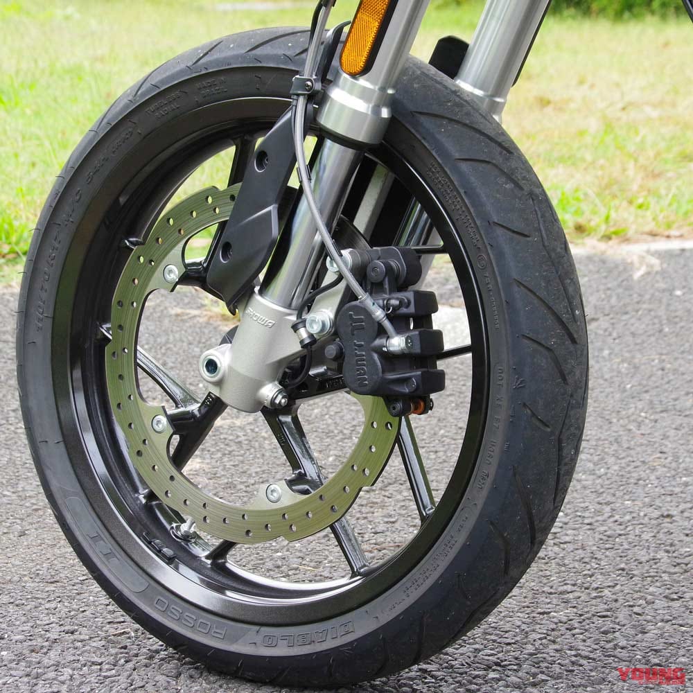 ゼロモーターサイクルズ FXS|ブレーキ|軽量&パワフルな電動モタード「ゼロモーターサイクルズ FXS」試乗インプレ【シティライドが楽しいバイク】