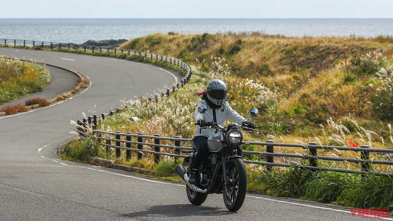 ホンダ GB350S|岡崎静夏|試乗インプレッション|岡崎静夏のホンダGB350S試乗インプレッション【公道を楽しむにはピッタリ。絶妙な”ちょいスポーティー”】