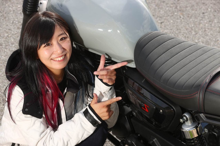 ホンダ GB350S|岡崎静夏|お気に入りポイント|岡崎静夏のホンダGB350S試乗インプレッション【公道を楽しむにはピッタリ。絶妙な”ちょいスポーティー”】