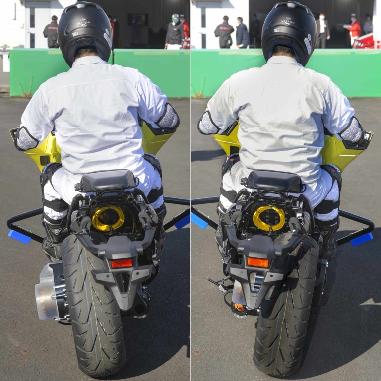 ホンダ ライディングアシスト2.0|ライディング|【ライディングアシスト2.0】手足を離しても倒れない! ホンダが低速の不安を消し去る「自立バイク」を研究中