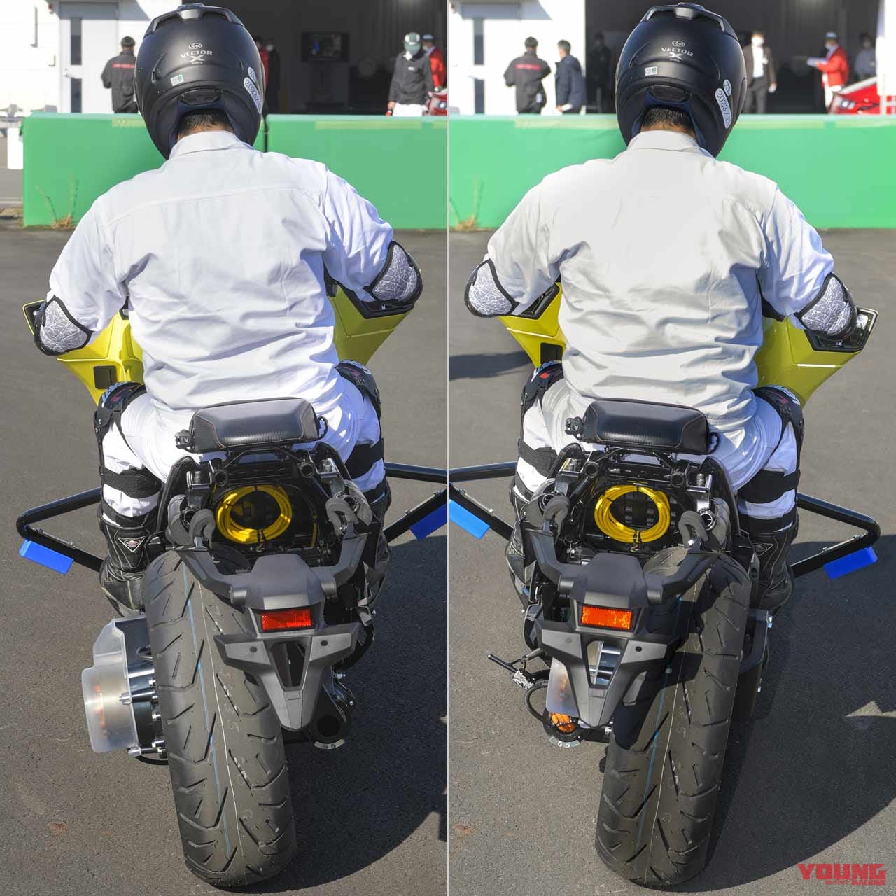 ホンダ ライディングアシスト2.0|ライディング|【ライディングアシスト2.0】手足を離しても倒れない! ホンダが低速の不安を消し去る「自立バイク」を研究中