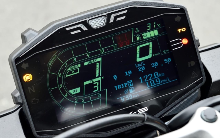 ‘21 スズキ GSX-S1000|メーター|スズキ GSX-S1000試乗インプレッション【価格アップも納得。扱いやすく進化】
