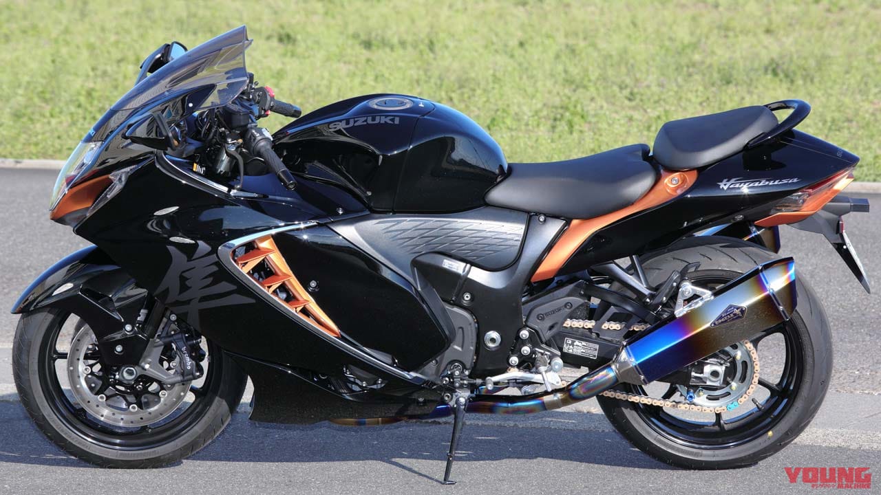 アールズギア GTスペックチタンフルエキゾーストツインマフラー|2021 ハヤブサ|ハヤブサ専用軽量チタンフルエキゾースト「GTスペック」登場〈アールズギア〉