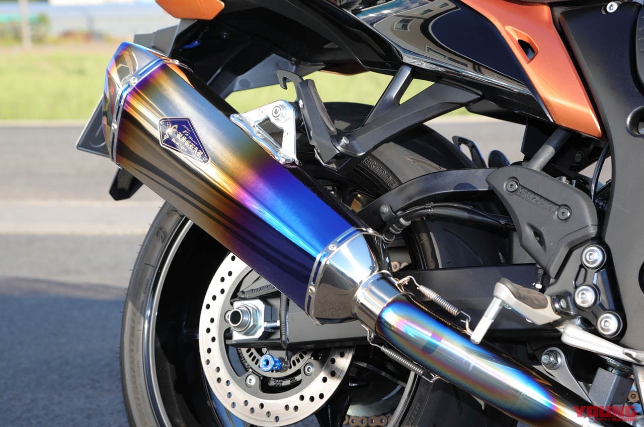 |ハヤブサ専用軽量チタンフルエキゾースト「GTスペック」登場〈アールズギア〉