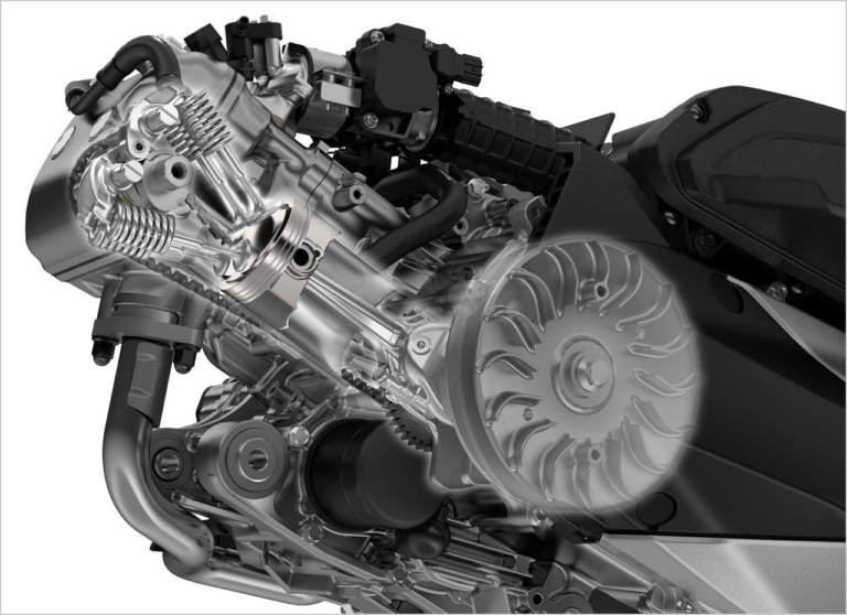 ‘21 ホンダ フォルツァ|エンジン|ホンダ フォルツァ写真解説【スポーティーデザインの250ccフルサイズスクーター】