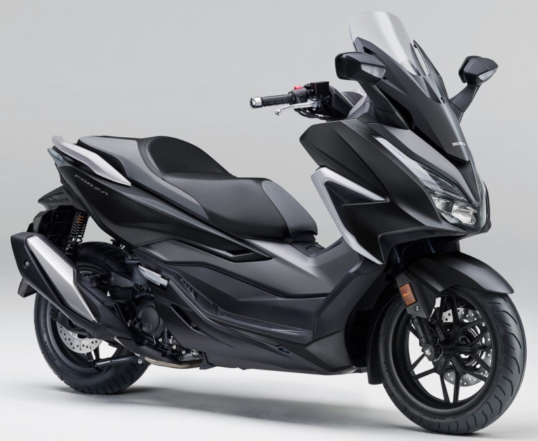 ‘21 ホンダ フォルツァ|マットガンパウダーブラックメタリック|ホンダ フォルツァ写真解説【スポーティーデザインの250ccフルサイズスクーター】