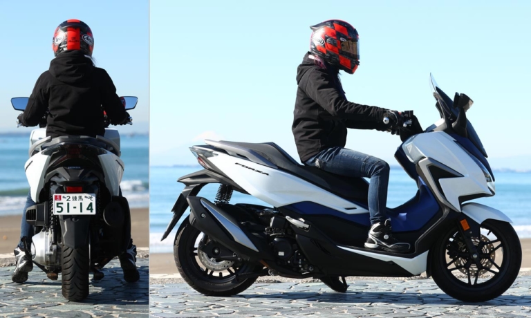 ‘21 ホンダ フォルツァ|ライディングポジション|ホンダ フォルツァ写真解説【スポーティーデザインの250ccフルサイズスクーター】