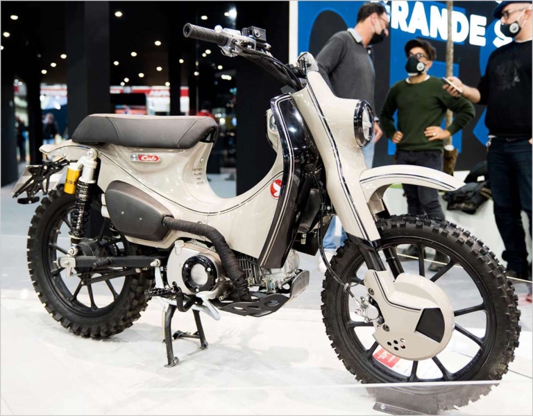 ホンダモーターヨーロッパ スーパーカブX|EICMA2021現地レポート注目小ネタ×12選〈ミラノ国際モーターサイクルショー〉