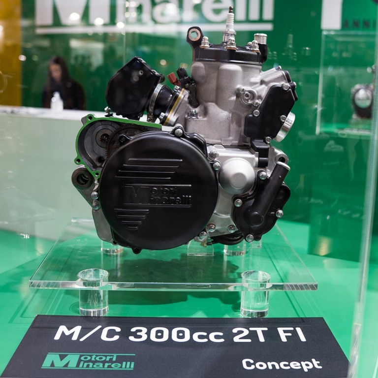 モトミナレッリ 2ストローク単気筒エンジン|EICMA2021現地レポート注目小ネタ×12選〈ミラノ国際モーターサイクルショー〉