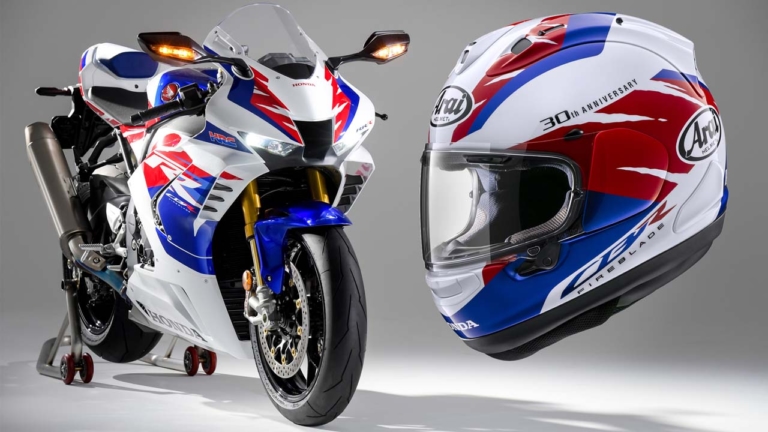 初代オーナーも感涙!? CBR1000RR-R 30周年記念車と同カラーのライディングギア登場!